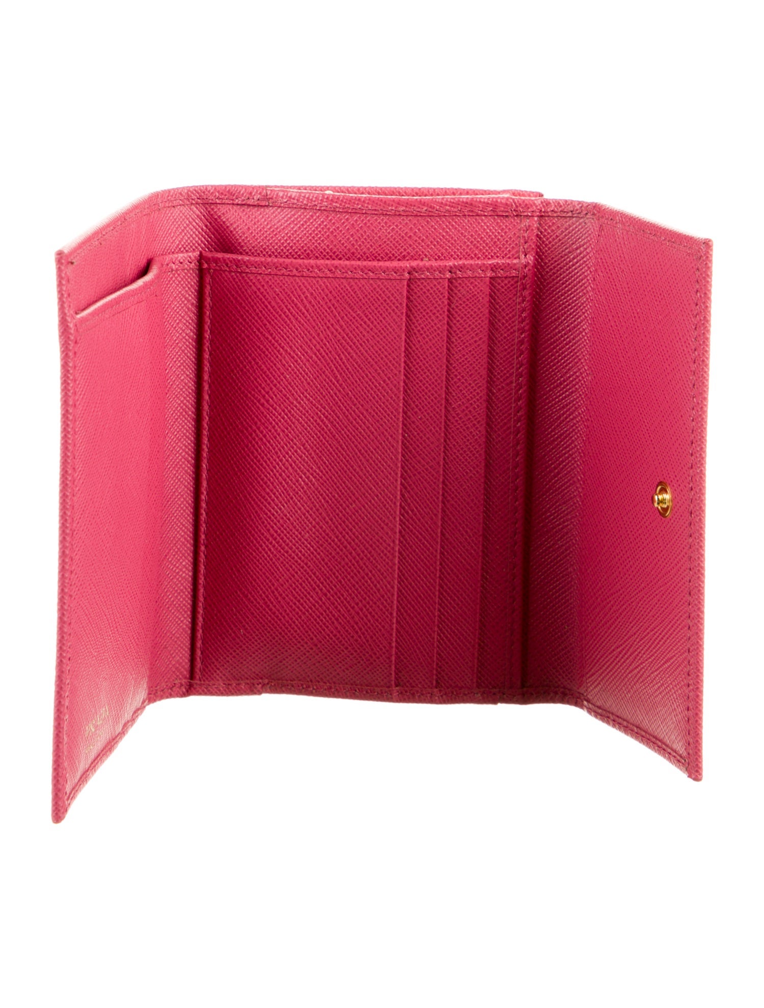 Prada Saffiano Metal Leather Wallet